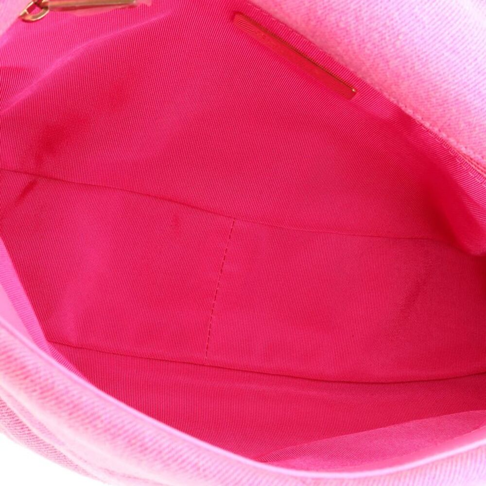 Chanel 19 Flap Bag Quilted Denim Large Pink - Picture 5 of 7